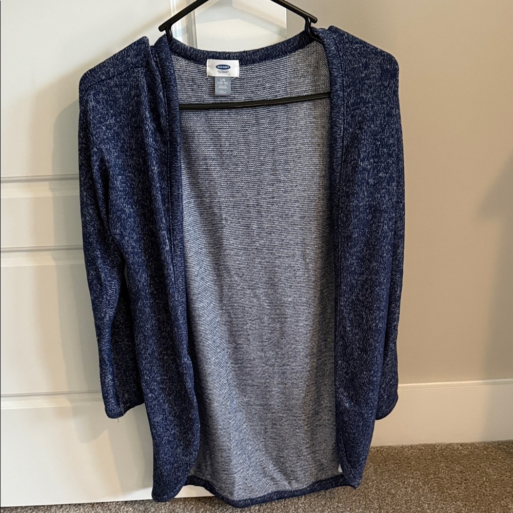 Old Navy Women's Deep Blue Open Cardigan